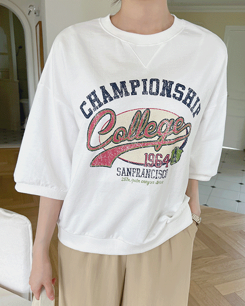 [55-99]챔프컬리지 티셔츠